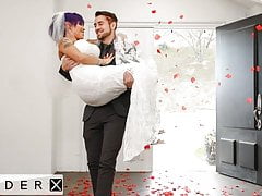 GenderX - TS Foxxy Butt Fucked On Her Wedding Night